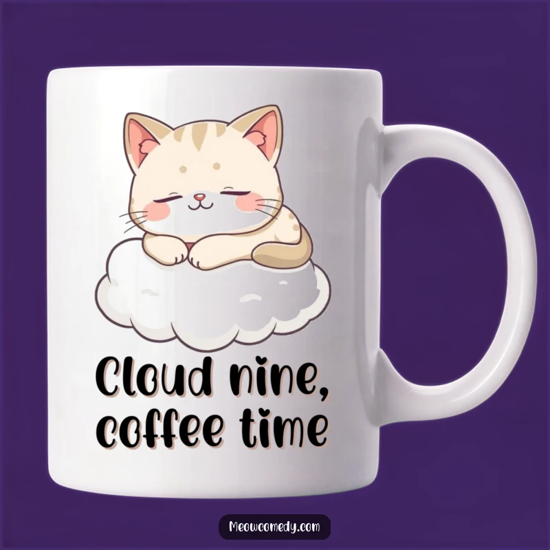 Funny Cat Cloud Nap Mug - A Peaceful & Hilarious Gift for Cat Lovers