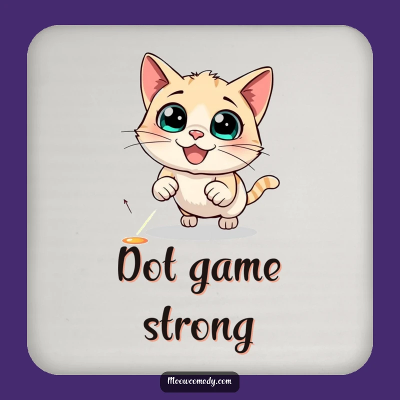 Funny Cat Laser Coaster Set - Hilarious Protection for Your Table Gift