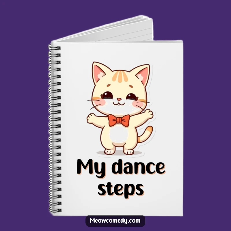 Funny Kawaii Cat Dance Notebook: Capture Your Grooves