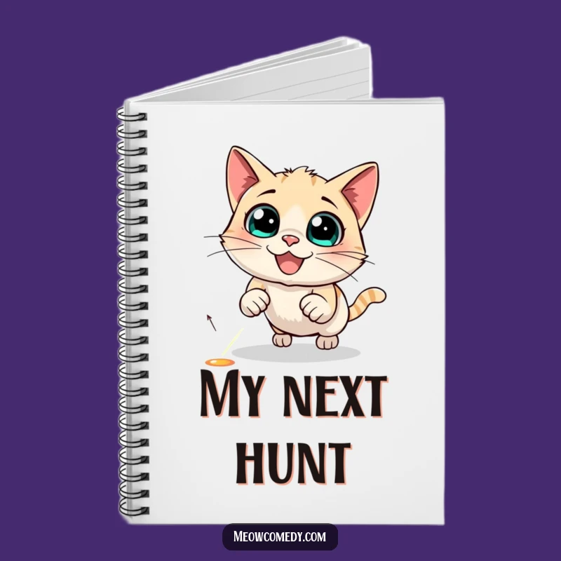 Funny Cat Laser Notebook - Hilarious Journal for Cat Lovers Gift