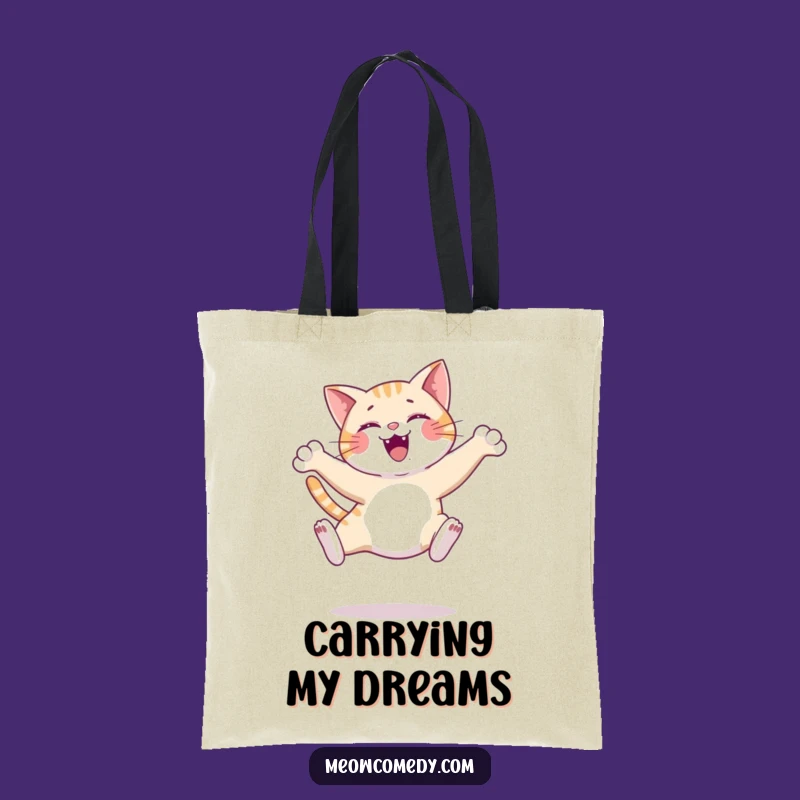 Funny Graceful Cat Tote Bag - Carry Your Joy and Elegance Everywhere